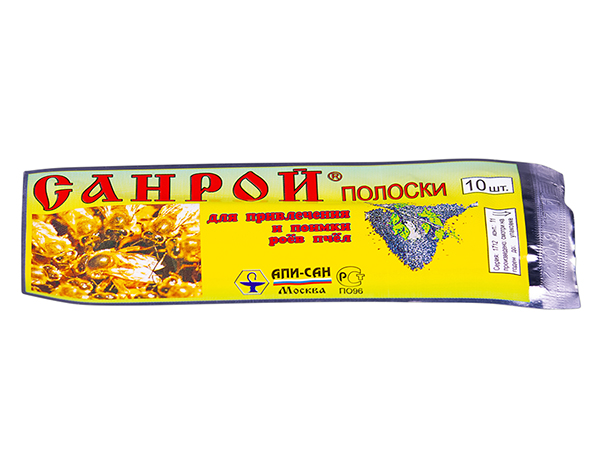 Санрой аттрактантные полоски 10 шт Санрой аттрактантные полоски 10 шт