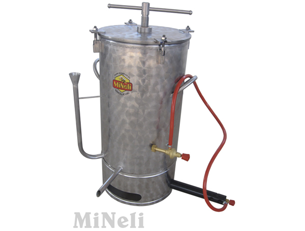 Воскотопка - пресс «MiNeli» газовая н\ж объемом 25 л Воскотопка - пресс «MiNeli» газовая н\ж объемом 25 л